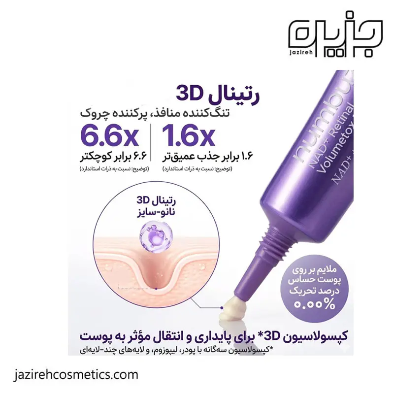کرم دور چشم پپتاید و رتینال شماره 9 نامبوزین ( 20 میل )