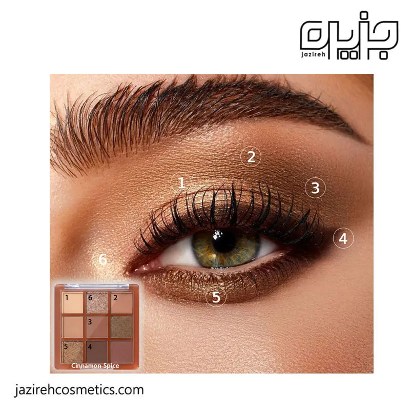 پالت سایه شیگلم مدل Cinnamon Spice ( 9 رنگ ) |اورجینال
