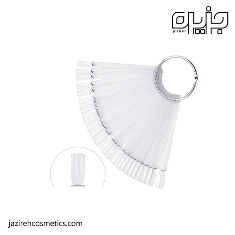 کالیته سوییچی ناخن مدل شفاف مربعی