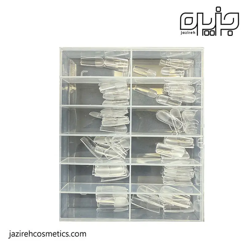 ژلتیپس ناخن EMIRO مدل مربعی ( 120 عددی )