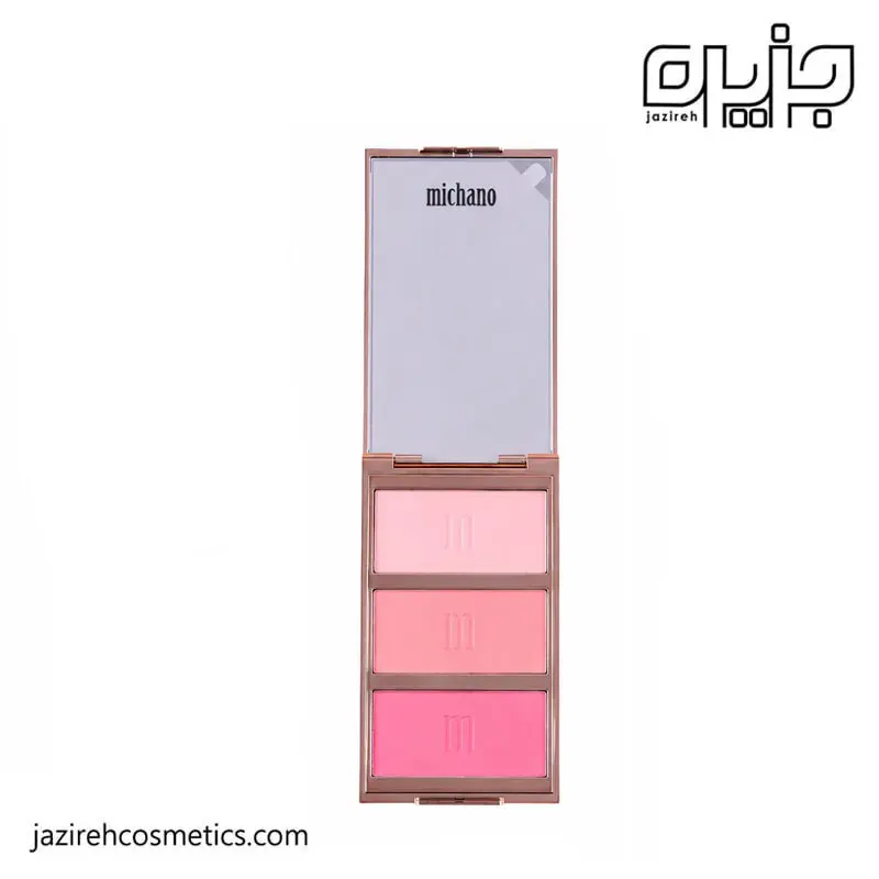پالت رژگونه 3 رنگ میچانو کد MB 420