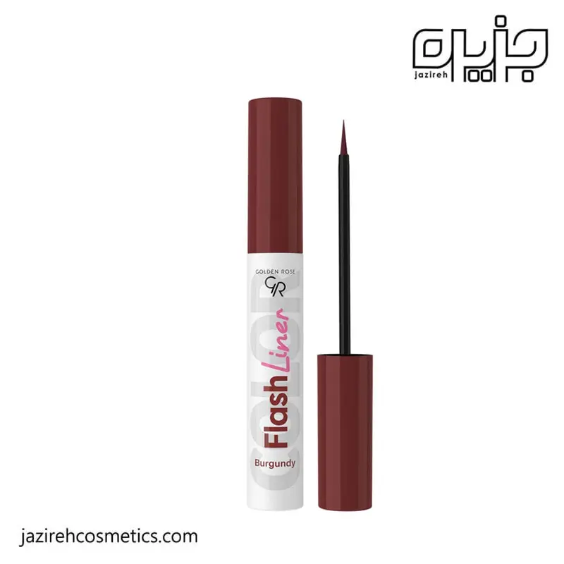 خط چشم زرشکی گلدن رز