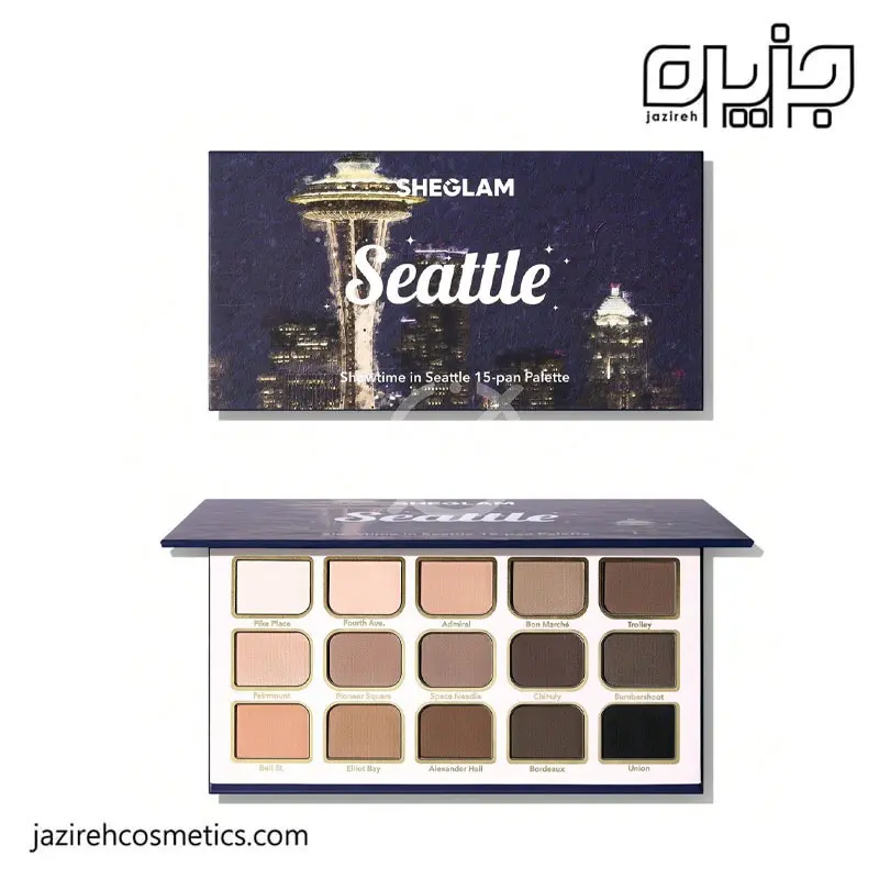 پالت سایه شیگلم مدل Seattle ( 15 رنگ )