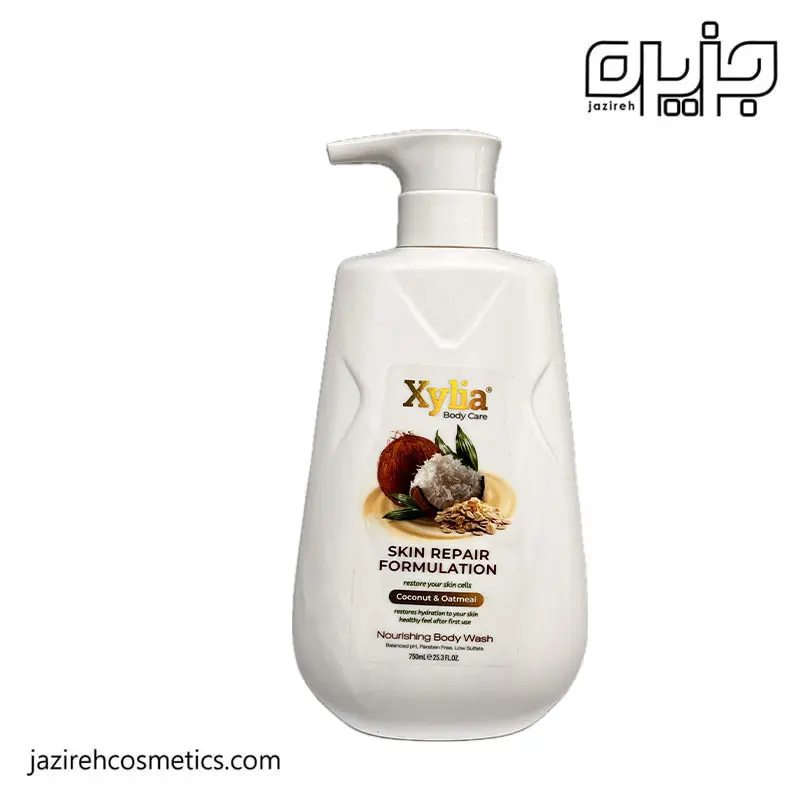 شامپو بدن اکسیلیا نارگیل و جوانه گندم XYLIA