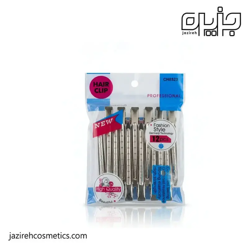 خرید آسان گیره تقسیم مو فلزی تونی اند گای سایز بزرگ 12 عددی