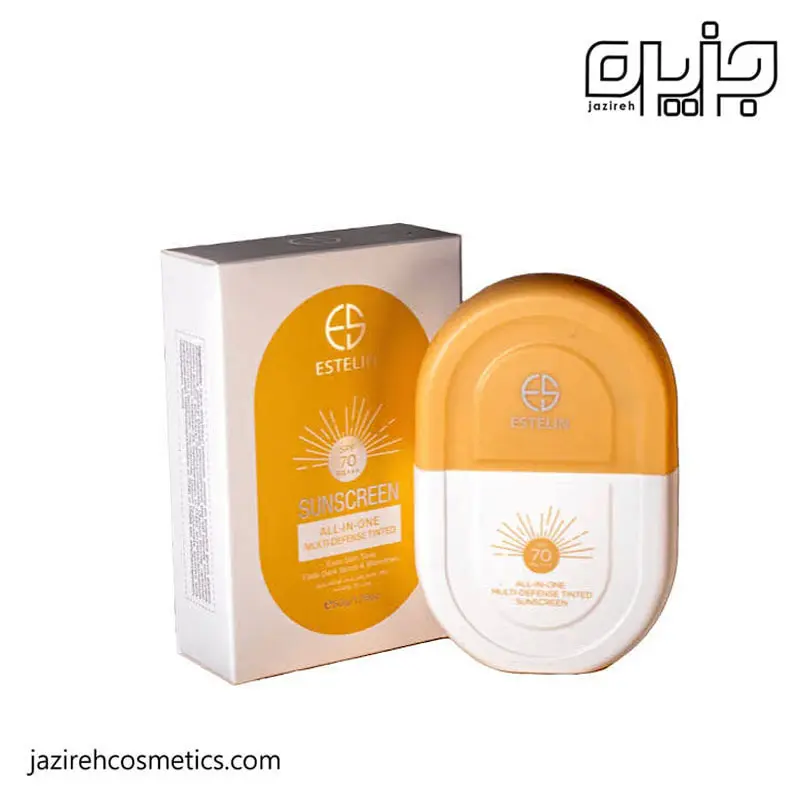 ضد آفتاب استلین مدل رنگی SPF70