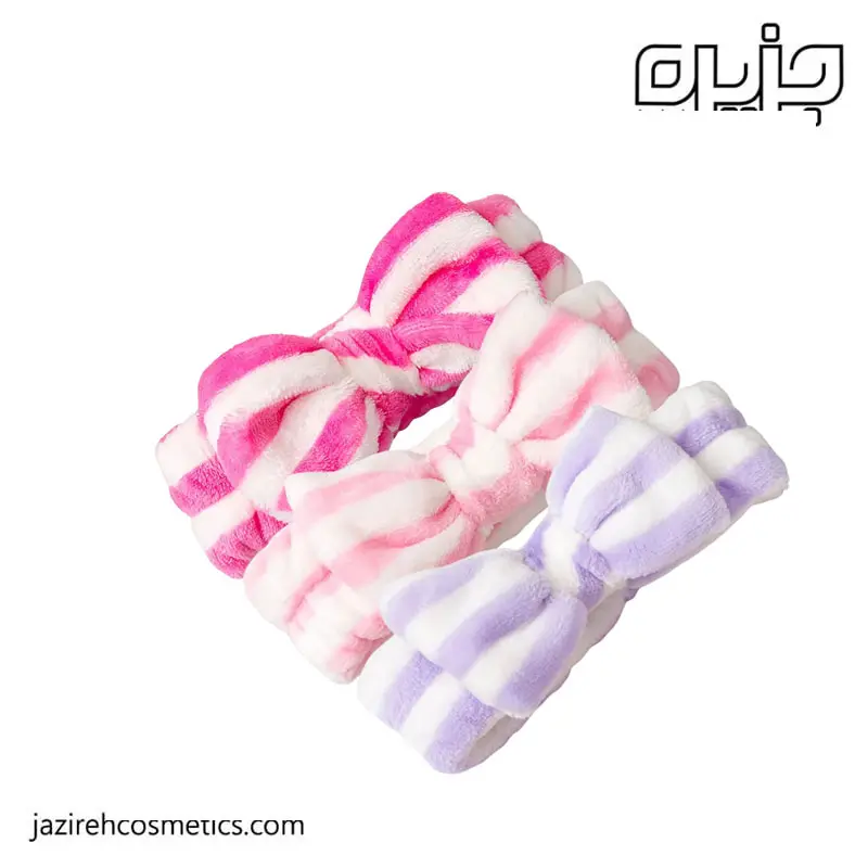 هدبند حوله ای پاپیونی