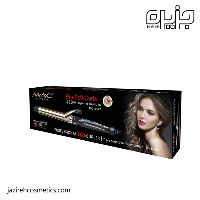 دستگاه فرکننده مو مک استایلر مدل 3377 (19mm)