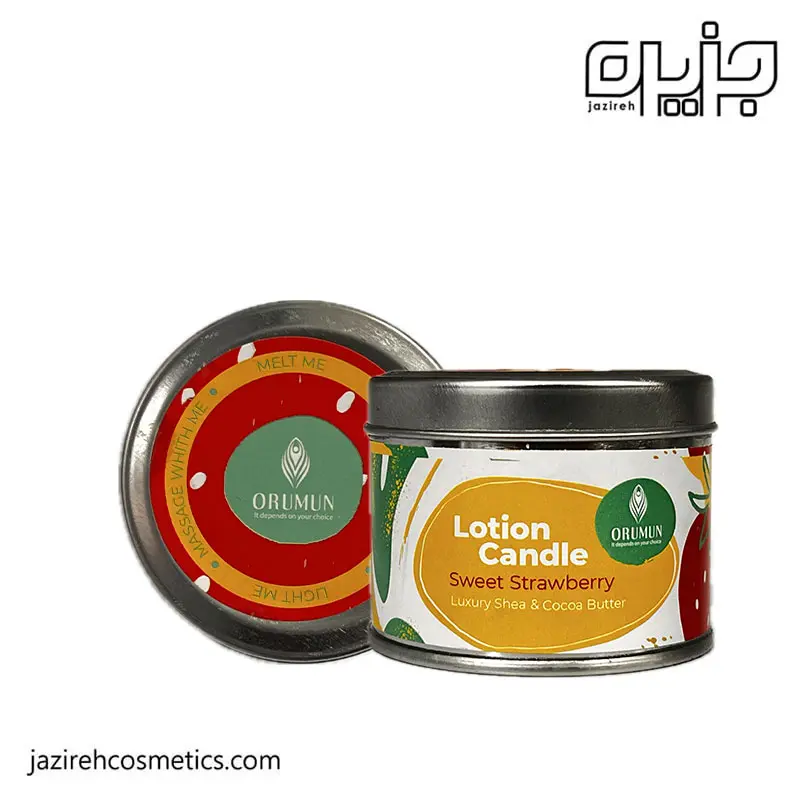 شمع بدن اورامان مدل sweet strawberry