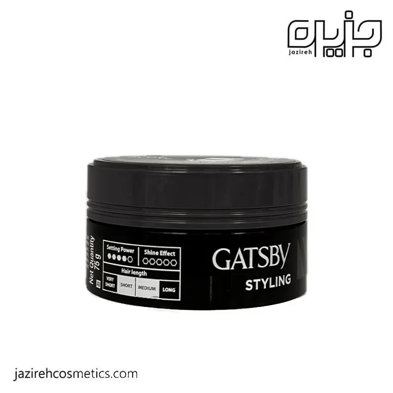 واکس مو گتسبی خاکستری مدل side blow