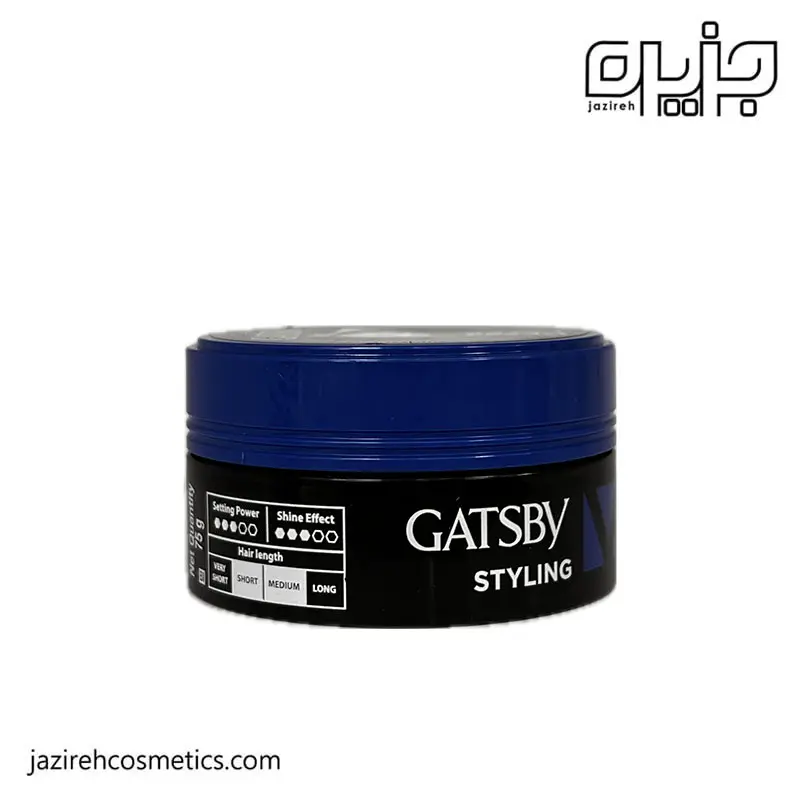 واکس مو گتسبی آبی مدل messy layer