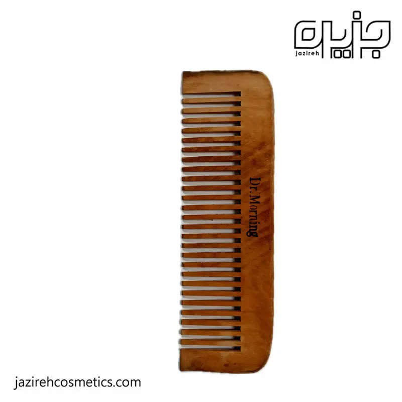 شانه چوبی دندانه درشت دکتر مورنینگ