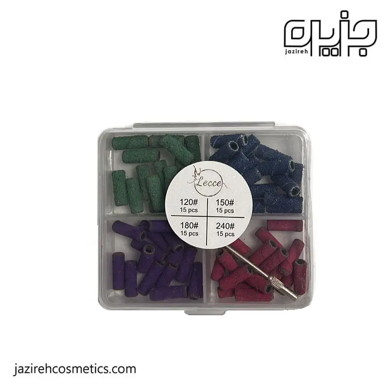 سر سوهان کاغذی باریک همراه پایه سرسوهان