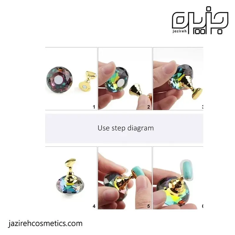 استند ژورنالی طراحی ناخن