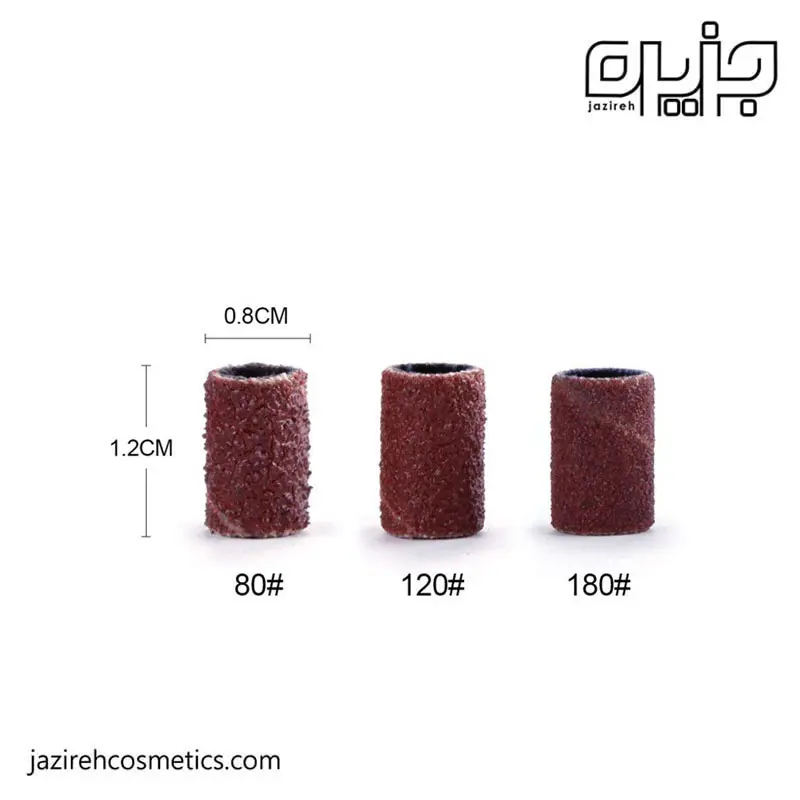 سر سوهان کاغذی با درجه زبری 180
