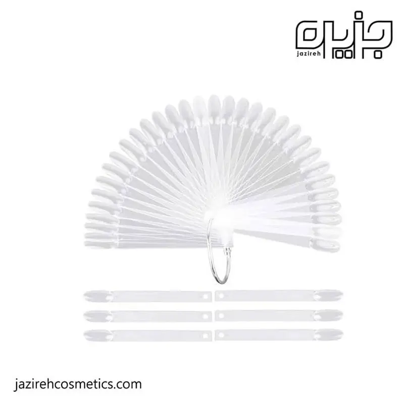 کالیته سوییچی ناخن مدل شفاف بادامی