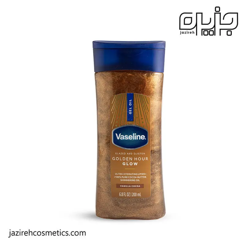 روغن بدن وازلین مدل Golden Hour Glow