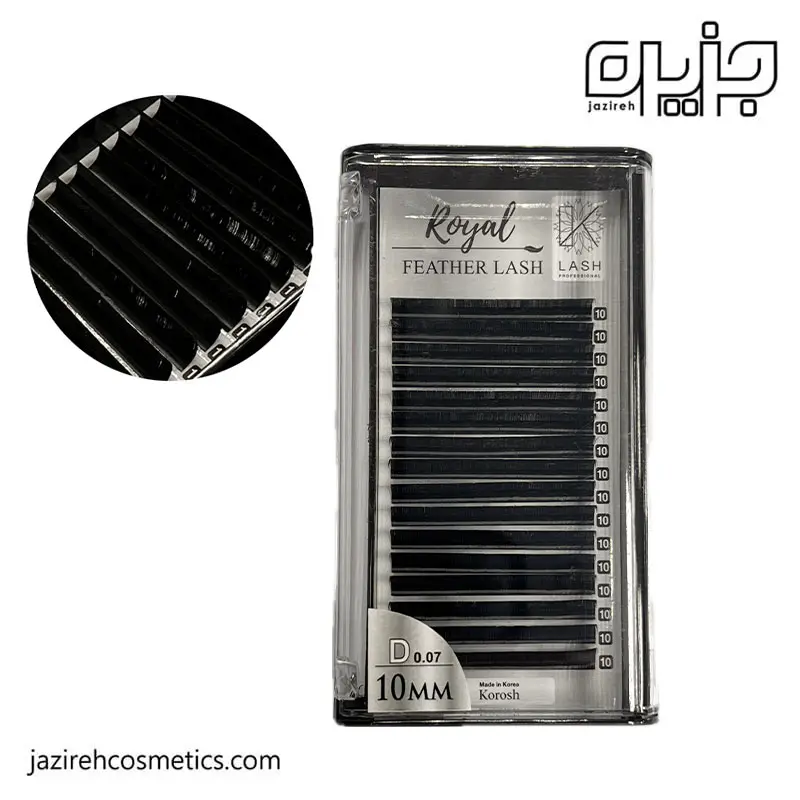 پالت مژه کی لش 0.07 فر D طول 10mm