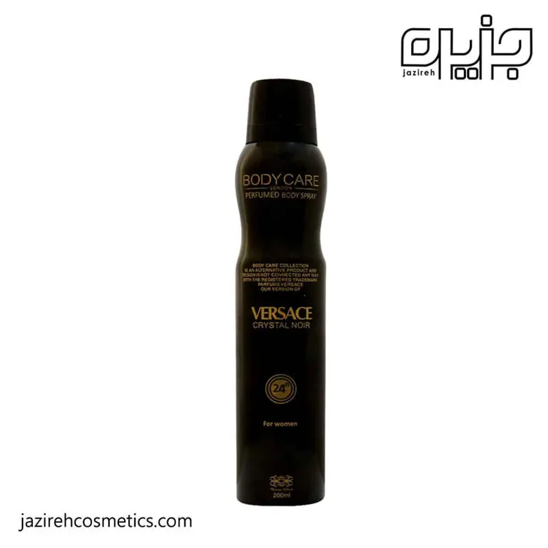 اسپری بادی کر Versace Crystal Noir