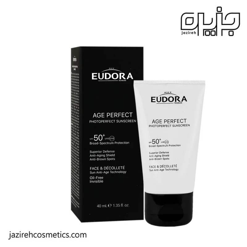 کرم ضدآفتاب بی رنگ SPF50 فوتوپرفکت ادورا مکس 40 میل