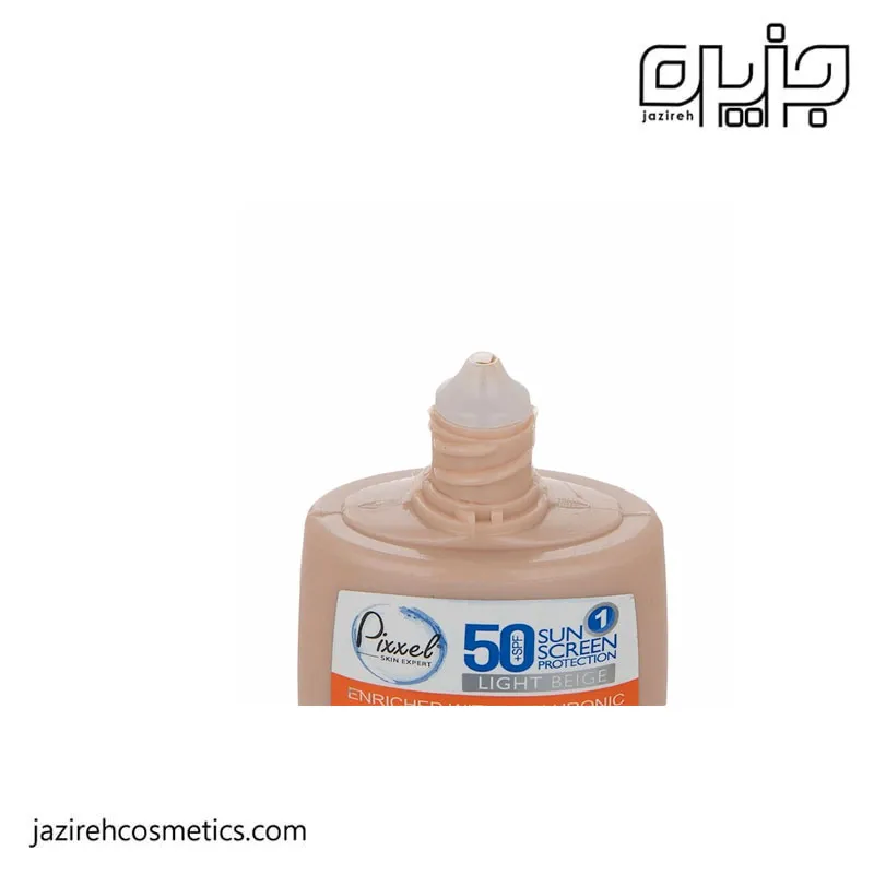 کرم ضدآفتاب بژ طبیعی پوست خشک پیکسل
